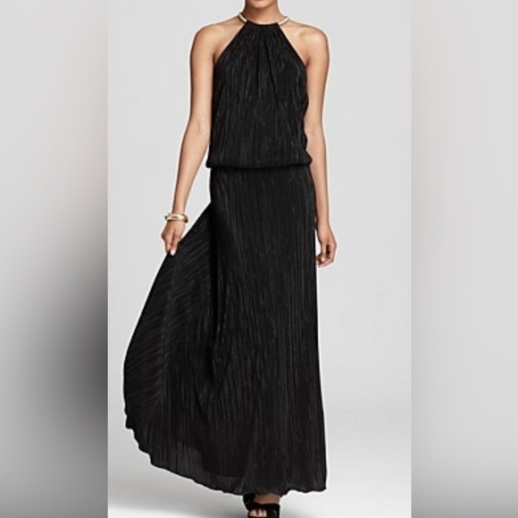 Laundry‎ by Shelli Segal Ring Neck Blouson bodice black formal dress Size 4 - Picture 1 of 10